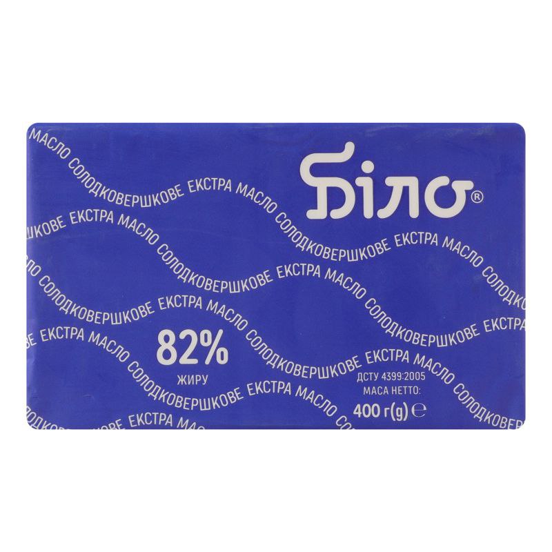 Масло екстра Біло еколін 82% 400г